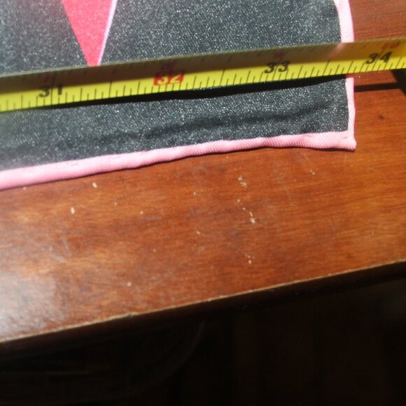 New w Tag $550 CHANEL Hand Rolled Silk Logo Scarf Beautiful! - Picture 7 of 8